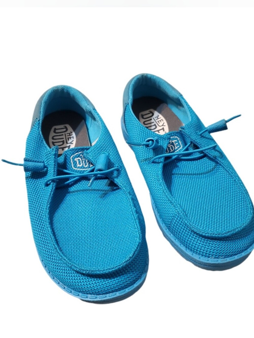 Hey Dude Women's Turquoise Blue Wendy Funk Mono Slip On Loafers 7